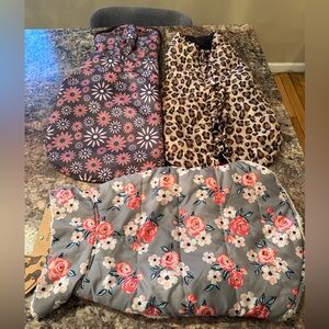 Set of Three Stylish Dog Coats